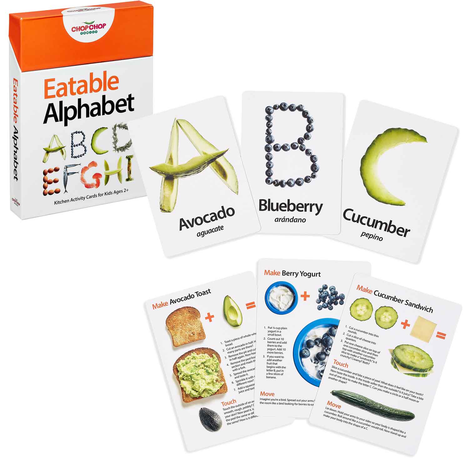 Eatable Alphabet Cards