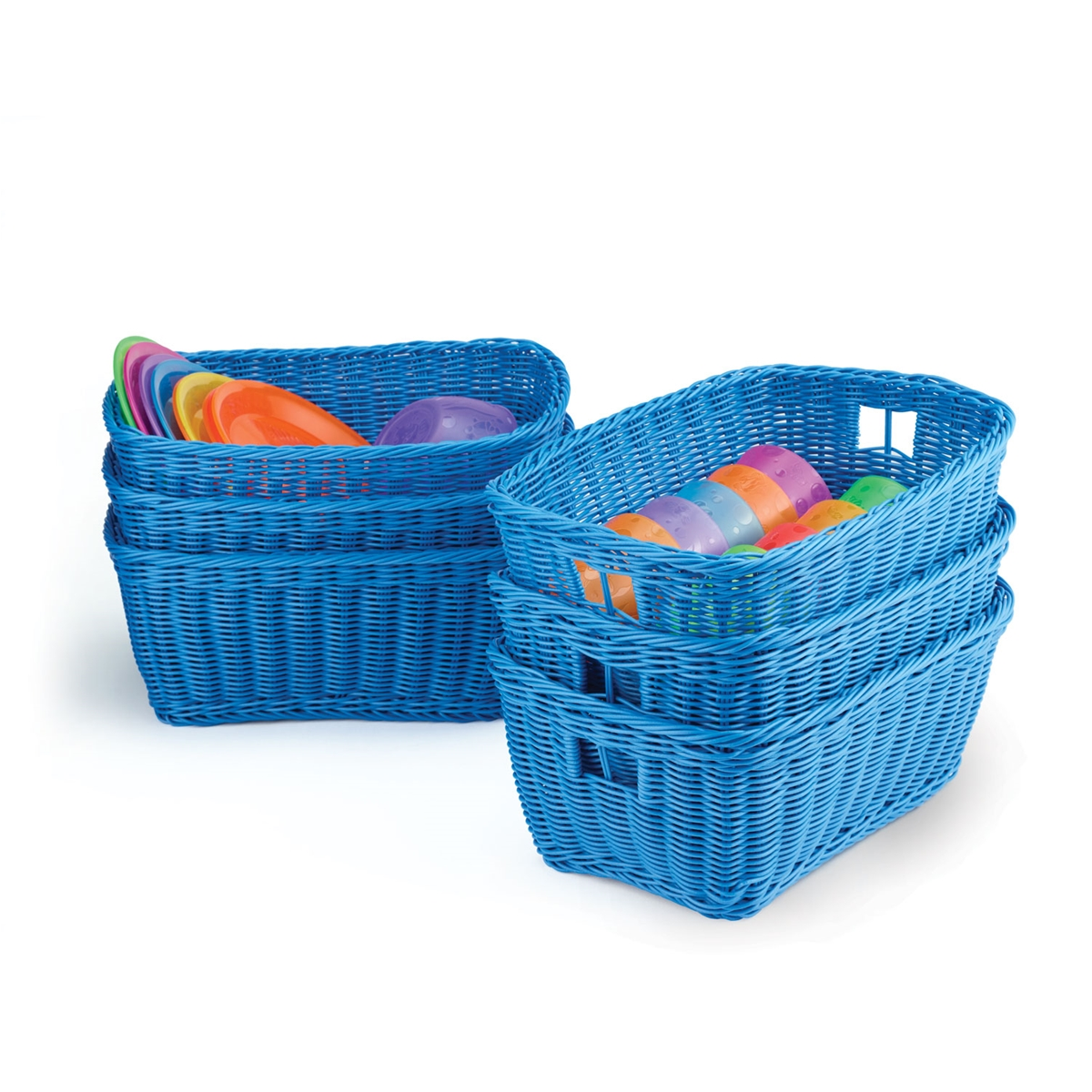 Blue Woven Baskets