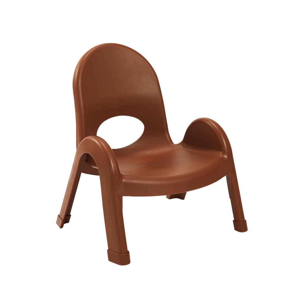 Angeles® Value Line® Stack Chairs, Cocoa, 7"