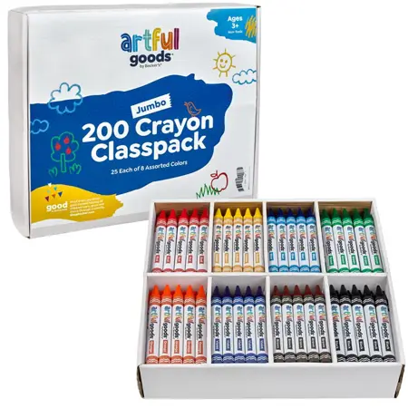 Artful Goods® Jumbo Crayon Classpack