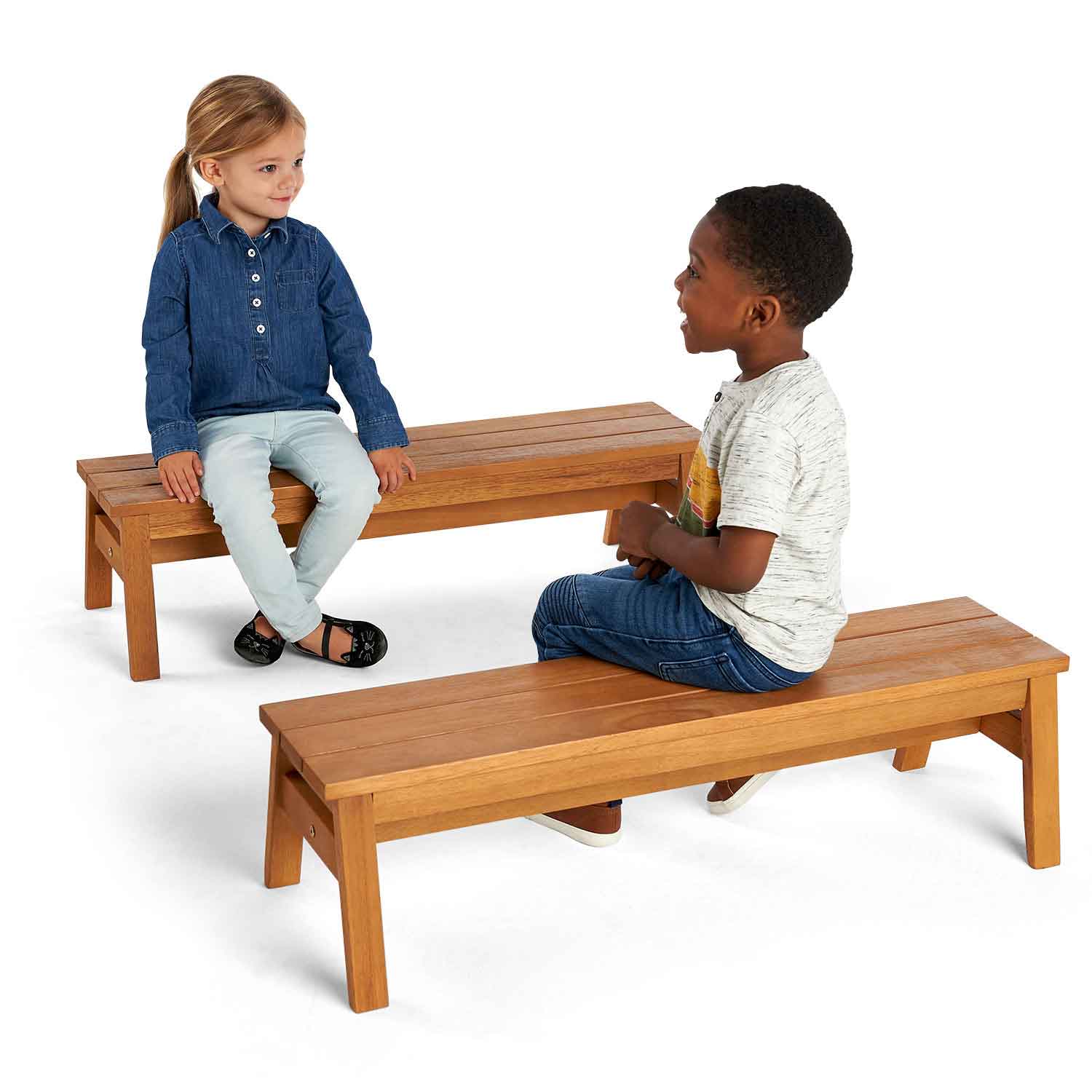 Outdoor Wooden Benches