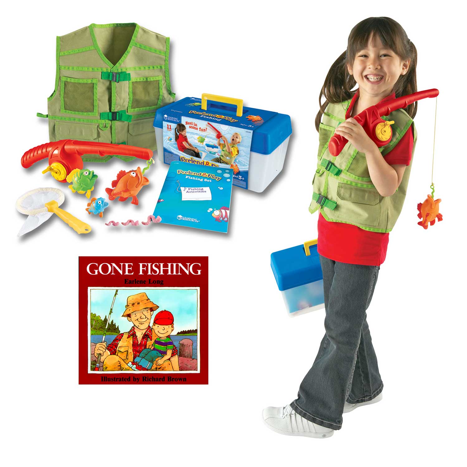 Becker's Let's Go Fishing Dramatic Play Set