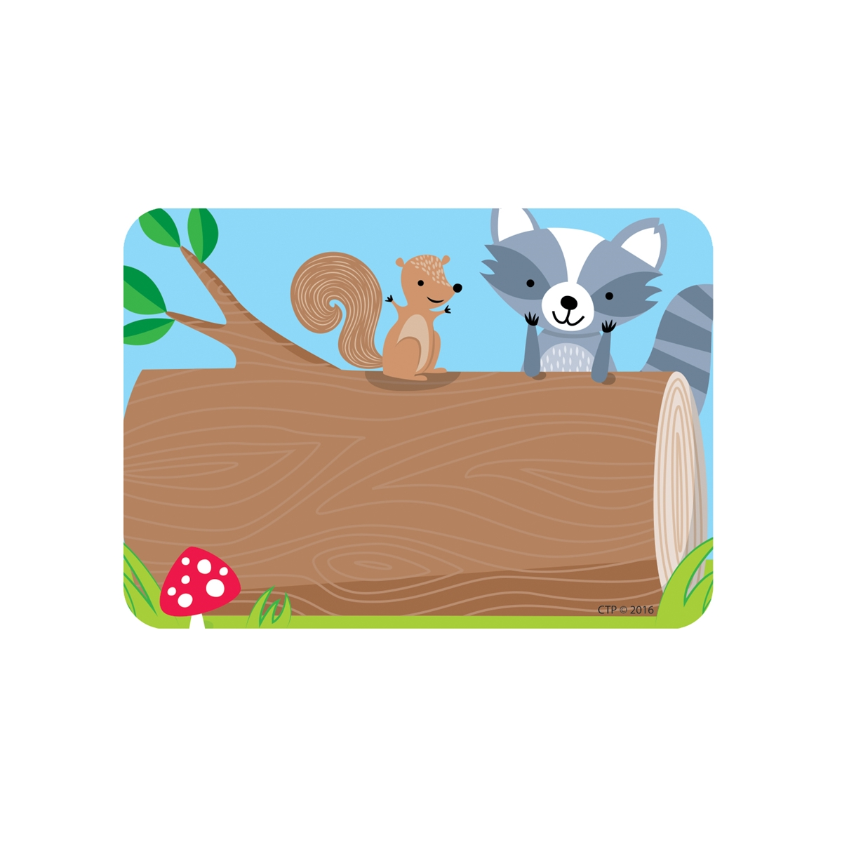 Woodland Friends Name Tags