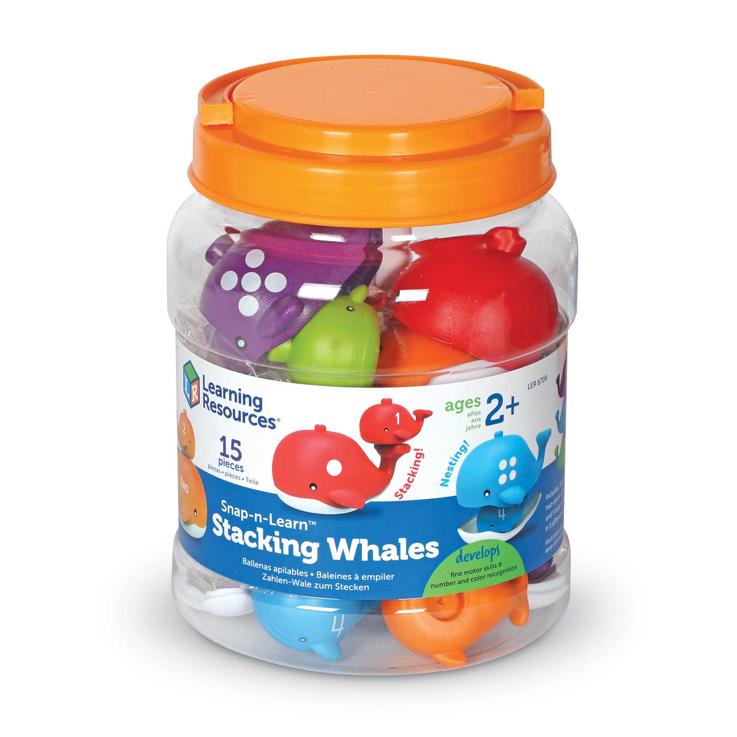 Snap-n-Learn™ Stacking Whales
