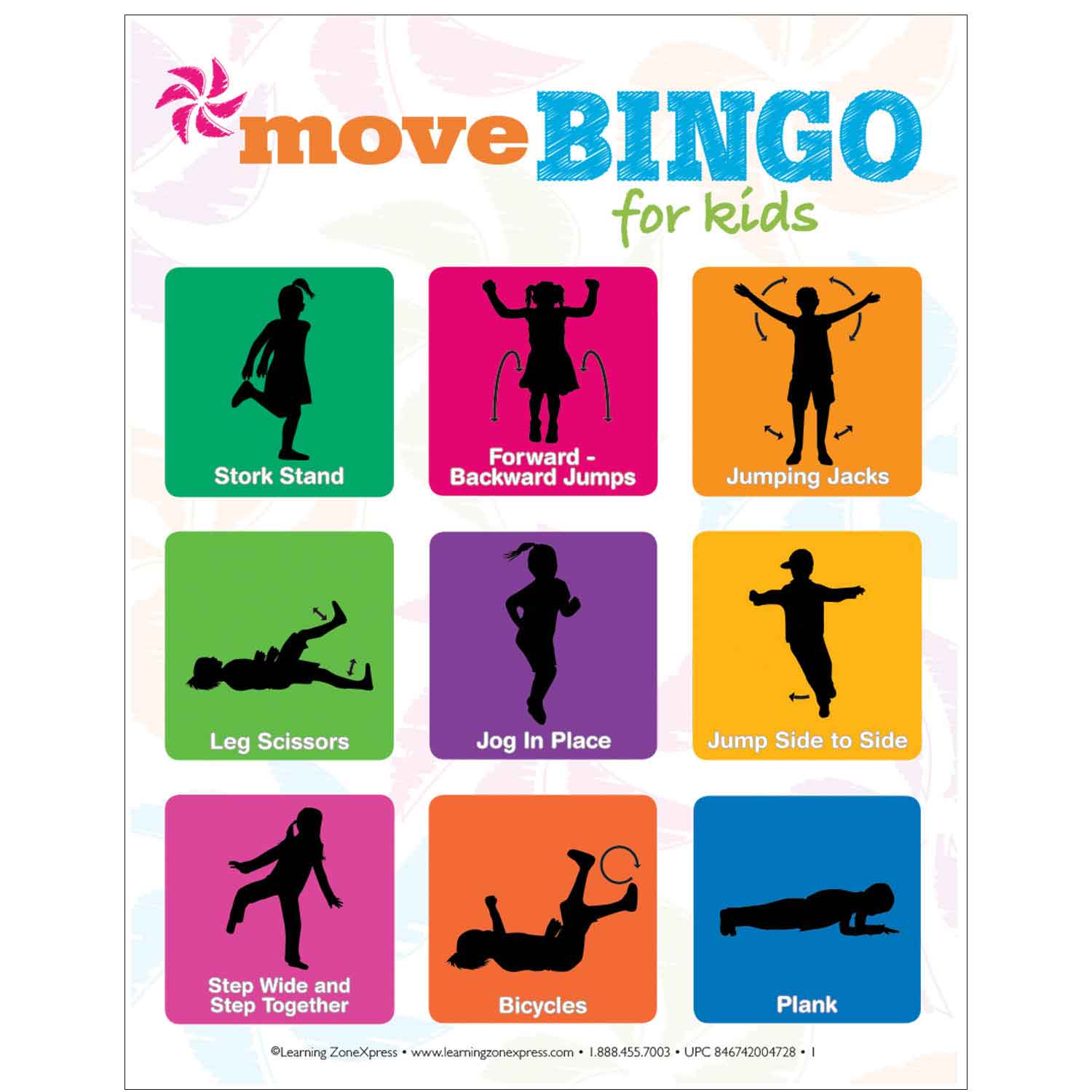 Move Bingo For Kids