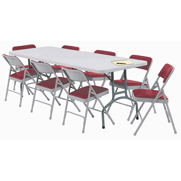 Lightweight Blow Molded Folding Tables