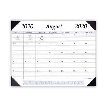 Academic Desk Pad Calendar