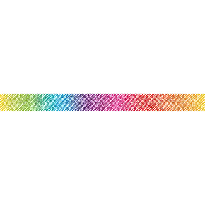 Colorful Scribble Straight Border