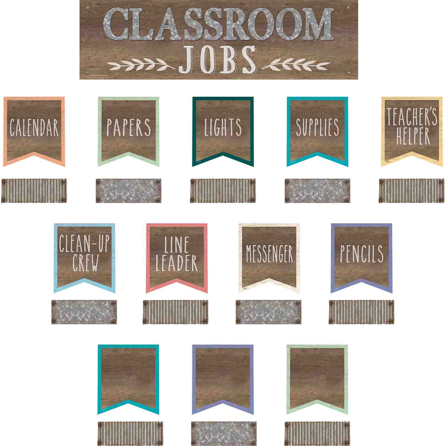 Home Sweet Classroom Class Jobs Mini Bulletin Board Set