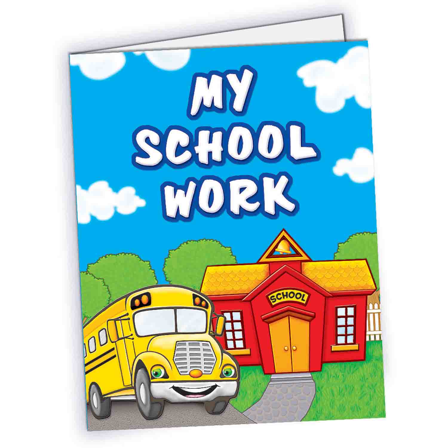 Pocket Folder, My School Work, Set of 12