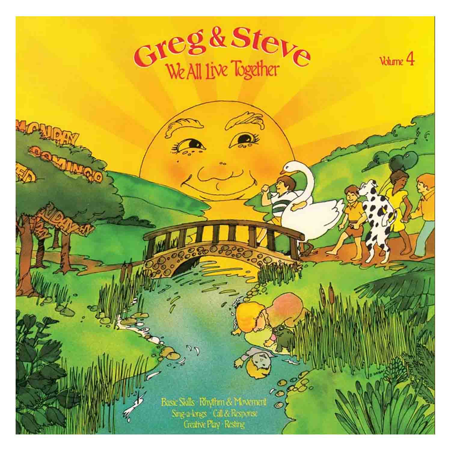 Greg & Steve CDs, We All Live Together Volume 4