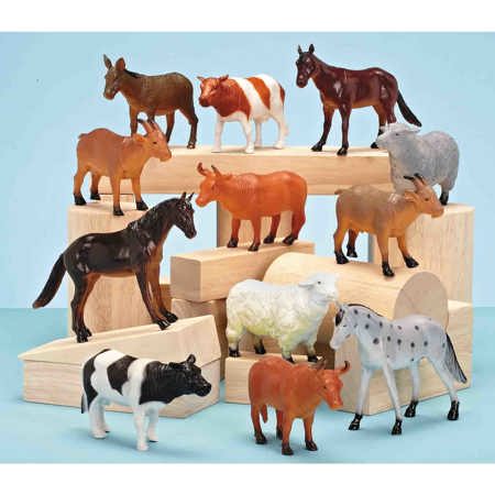 Farm Animals, Set of 12