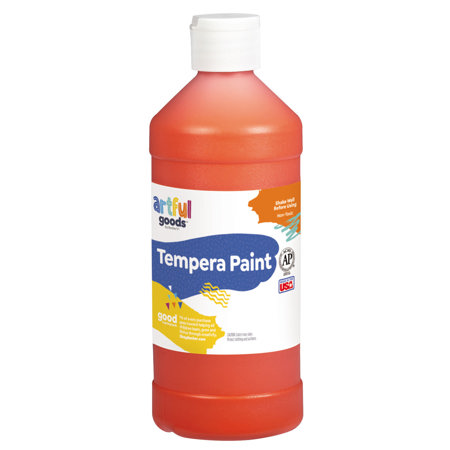 Artful Goods® Tempera Paint, Pint - Orange