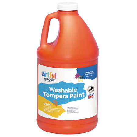 Artful Goods® Washable Paint, Half Gallon - Orange