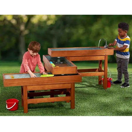 Outdoor Water and Sand Table with Pump