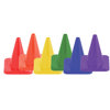 6" Rainbow Cones Set