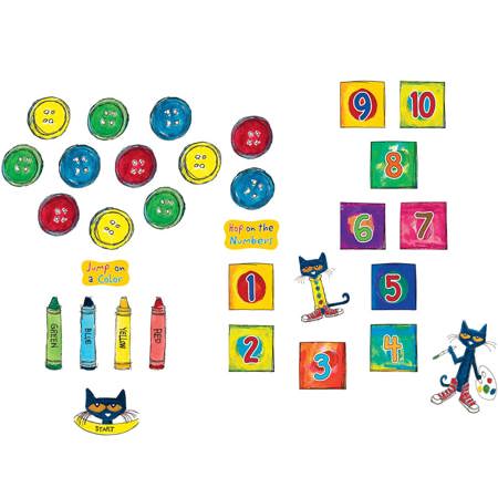 Pete the Cat Numbers & Colors Sensory Path