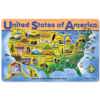 Wooden USA Map Puzzle