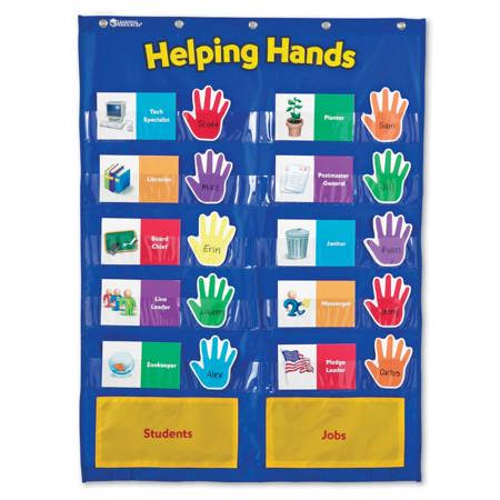 Helping Hands Pocket Chart