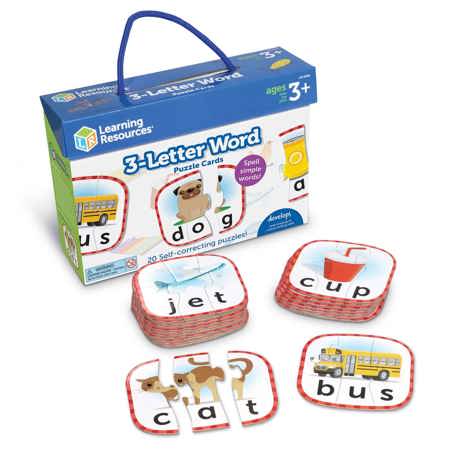 3-Letter Word Puzzle Cards