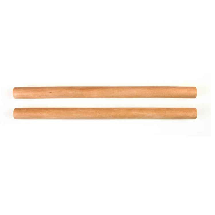 Natural Wood Rhythm Rounders, 12 Pair Set