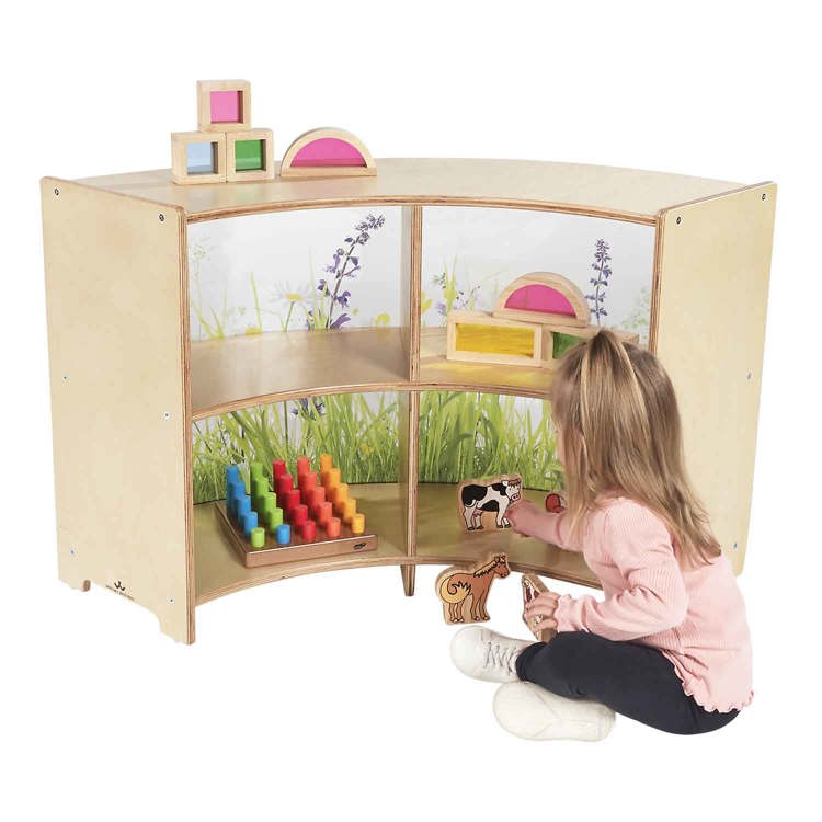 Nature View Curve Out Cabinet