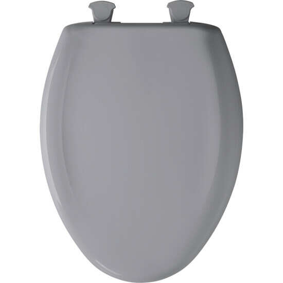 Country Grey Bemis 1200SLOWT 032 Slow Sta-Tite Elongated Closed Front Toilet Seat 