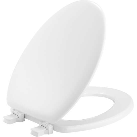 MAYFAIR Toilet Seat Will Never Loosen And Easily Remove Long Lasting ELONGATED 