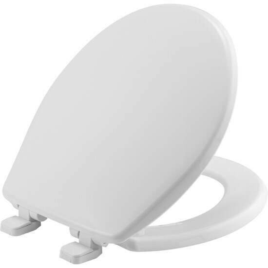 BEMIS Slow Soft Close Elongated Closed Front Toilet Seat Bathroom Hinges Cover