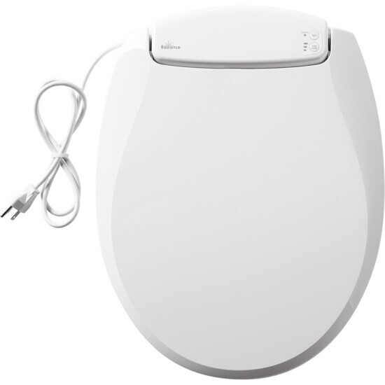 Bemis Radiance Heated Night Light Plastic Toilet Seat Elongated White H1900nl for sale online 