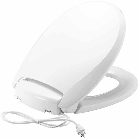 Bemis Radiance Heated Night Light Plastic Toilet Seat Elongated White H1900nl for sale online 