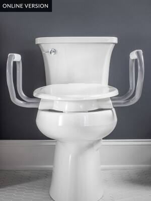 Bemis Rise 4.5 Toilet Seat with Dual Lock and Security Arms