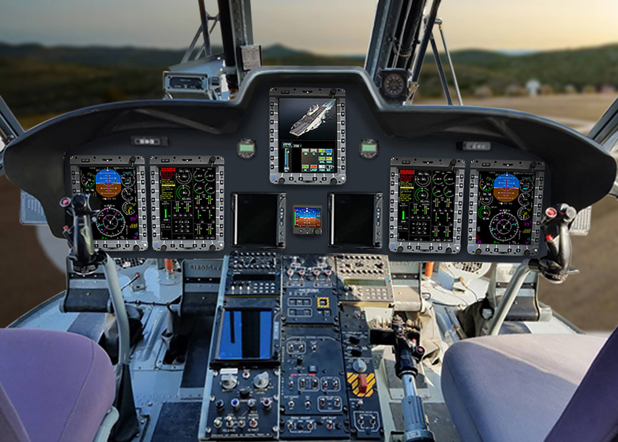 Windowless Cockpit Design Cockpit Display System 1300x956