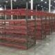 shelving in warehouse red