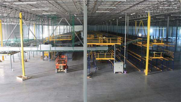 warehouse in progress