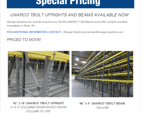special pricing on used equipment
