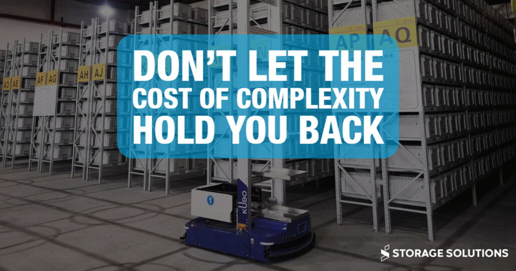 Cost of Complexity in Warehousing