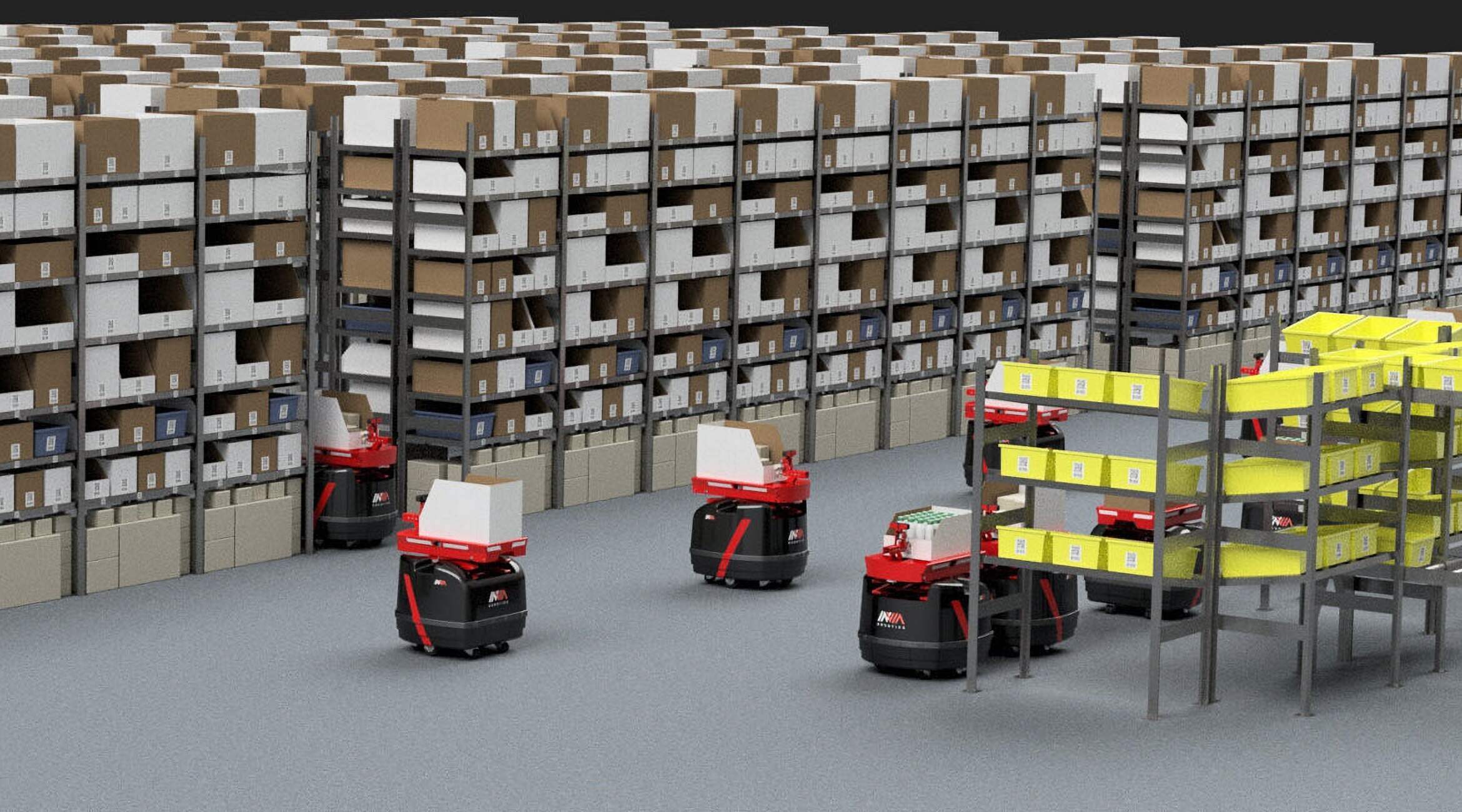 Facility Warehouse Goods to person picking system