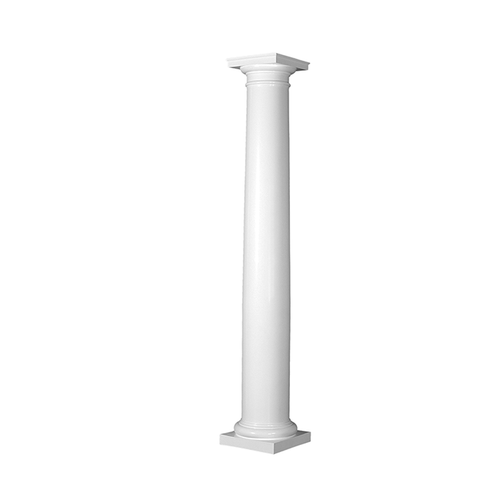 62742 Turncraft Poly Frp 8 Tapered Round Column Empire Moulding And Millwork - Decorative Porch Columns Home Depot