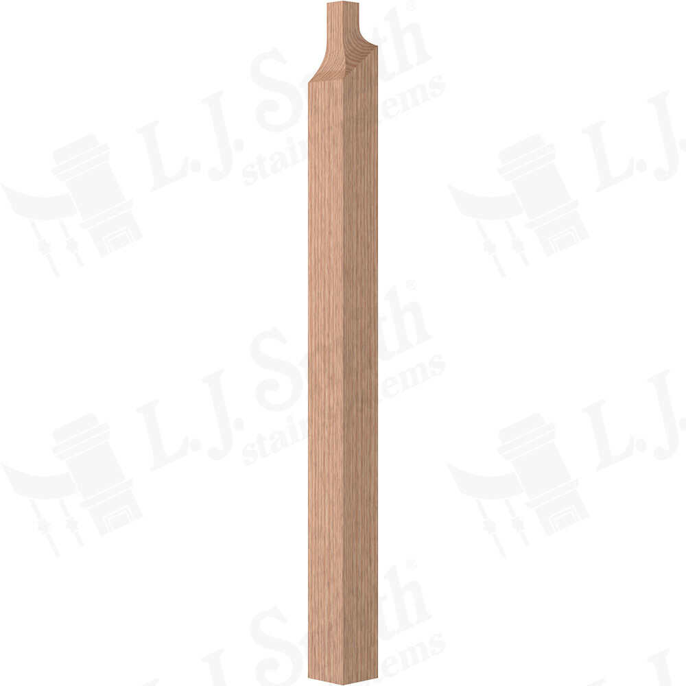 Wood Rake Newel — L.J. Smith Stair Systems