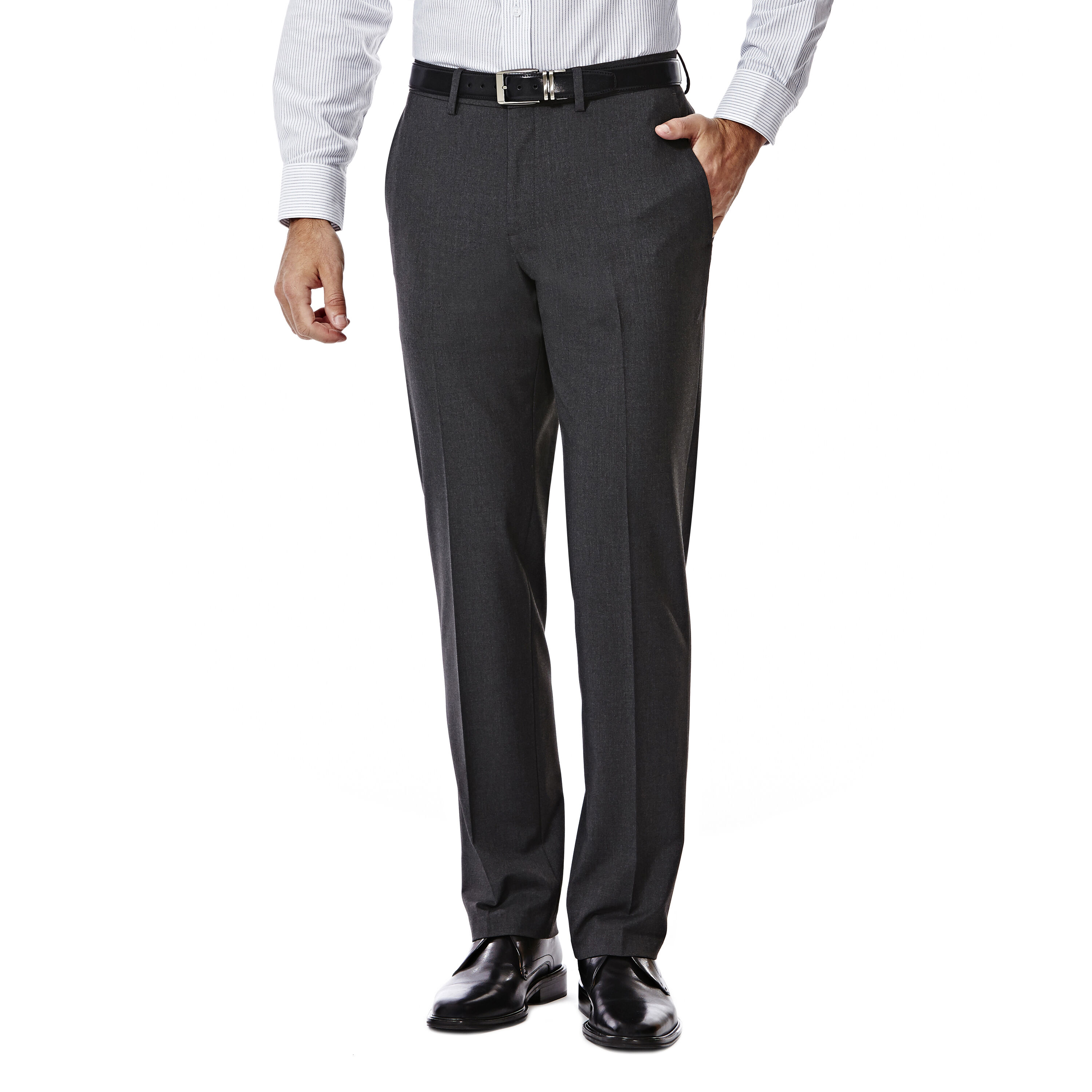 Haggar mens 4-way Stretch Solid Gab Classic Fit Suit Separate Pant J.M 