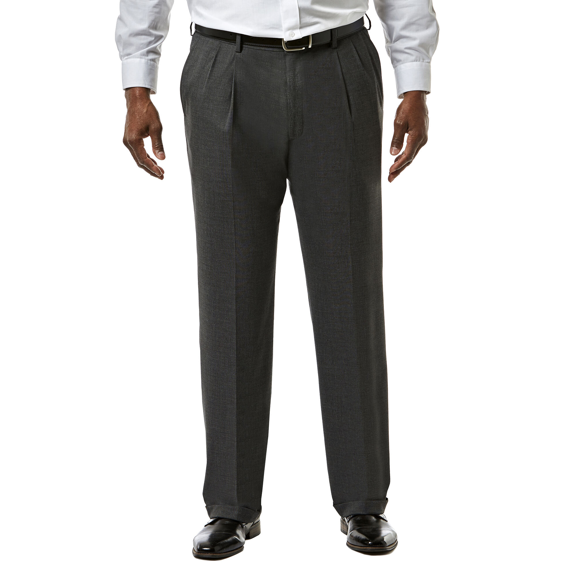 Big  Tall JM Haggar Premium Stretch Suit Pant  Pleated Front