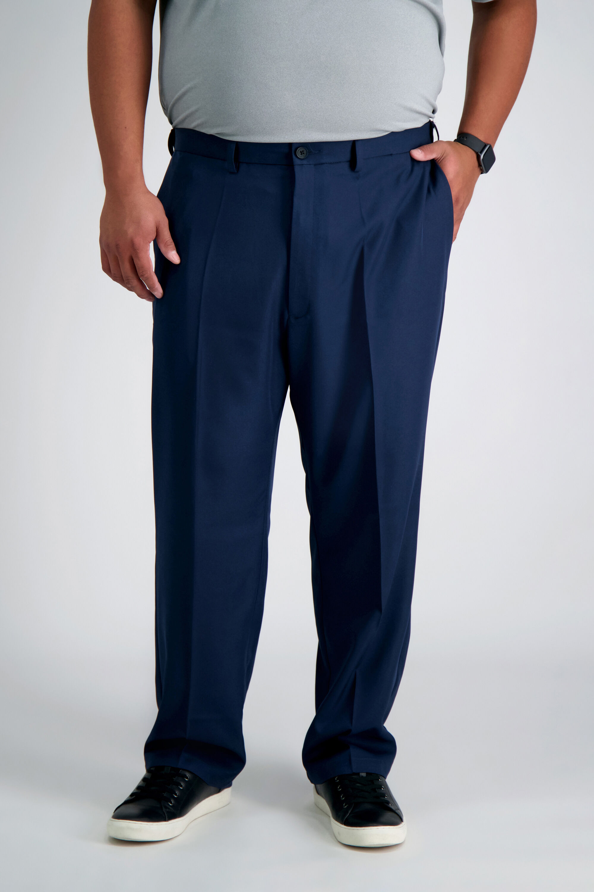 B&T Cool 18 Pro Pant | Classic Fit, Flat Front, Stretch, No Iron