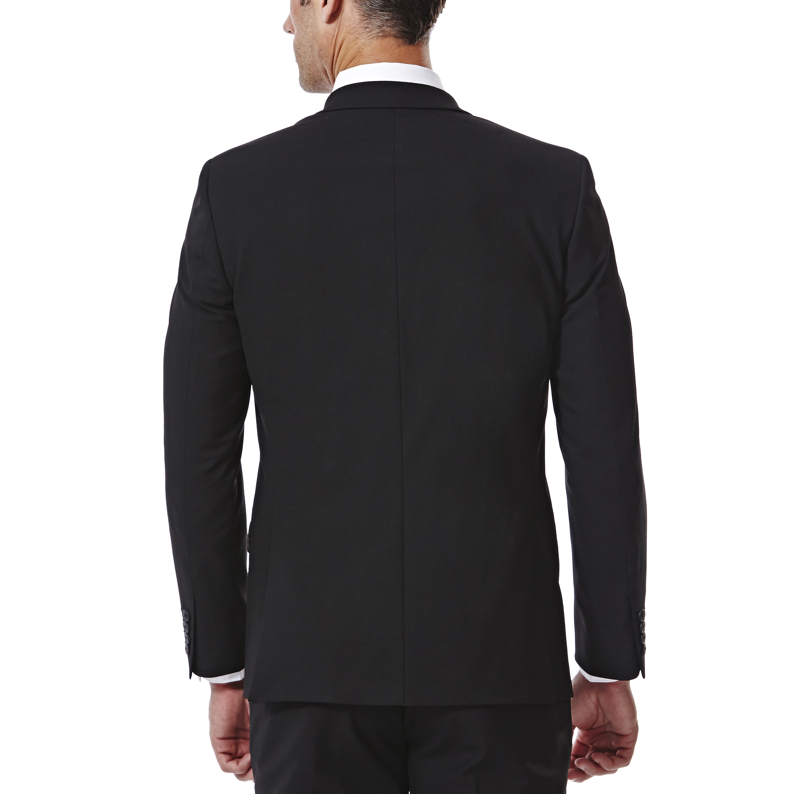 J.M Haggar mens Solid Gab 4-way Stretch Slim Fit Suit Separate Coat 