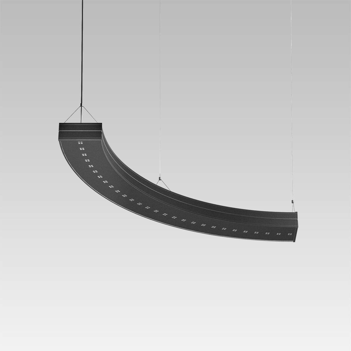 A circular indirect pendant segment