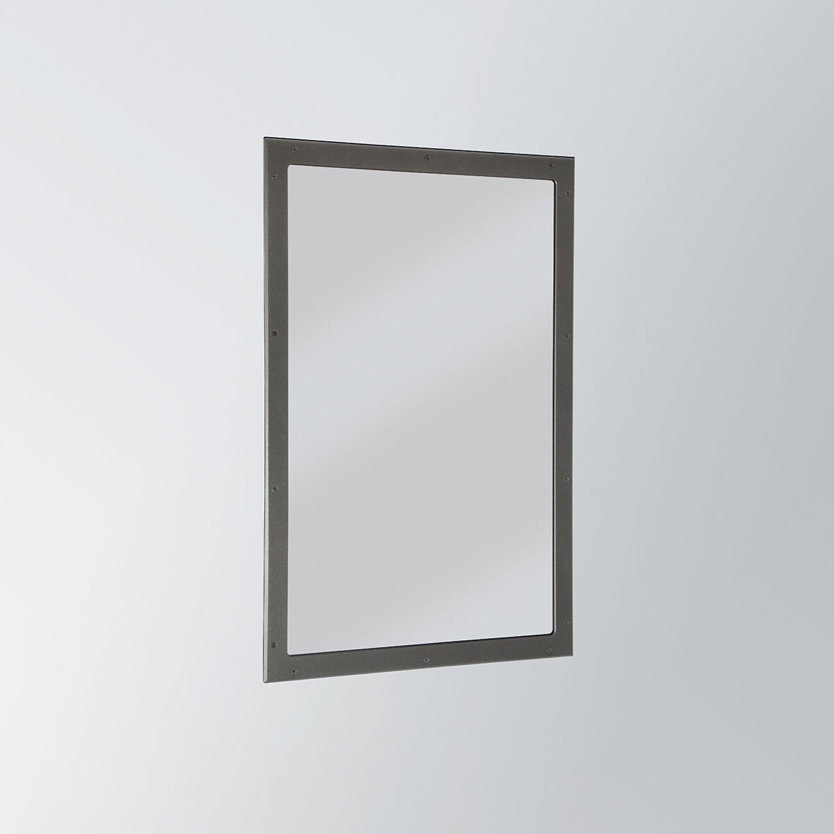 A rectangular mirror