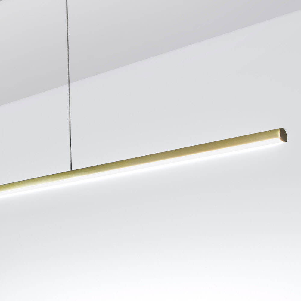 67 inch long ultra-slim linear pendant designed by Visa Lighting