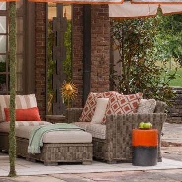 Outdoor Upholstery Fabrics Sunbrella, Outdoor Patio Chairs With Sunbrella Cushions
