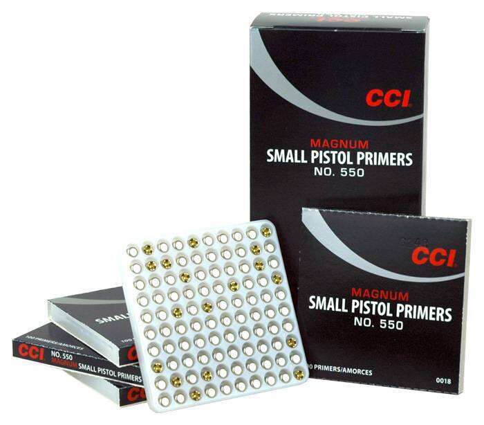 CCI #550 PRIMERS SMALL PISTOL MAGNUM 5000PK. | Shoot Point Blank