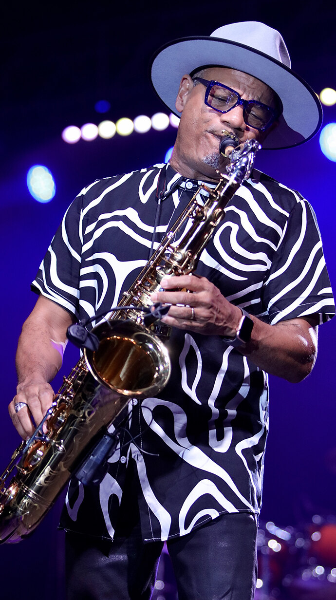 Saxophonist Kirk Whalum is set to perform for the university's annual Black History Month Concert on Feb. 27 in the Gertrude C. Ford Center for the Performing Arts. Submitted photo